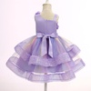 image:imageIDOPIP Toddler Sequin Flower Girl Dress for Wedding Birthday Party PageantRainbow Purple