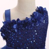 image:imageIDOPIP Toddler Sequin Flower Girl Dress for Wedding Birthday Party PageantRoyal Blue