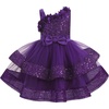 image:imageIDOPIP Toddler Sequin Flower Girl Dress for Wedding Birthday Party PageantPurple
