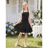 image:imageIDOPIP Girls Dresses Birthday Summer Party Dress for Teen Tween 716 YearsBlack