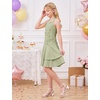 image:imageIDOPIP Girls Dresses Birthday Summer Party Dress for Teen Tween 716 YearsSage Green