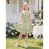 image:imageIDOPIP Girls Dresses Birthday Summer Party Dress for Teen Tween 716 YearsSage Green