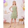 image:imageIDOPIP Girls Dresses Birthday Summer Party Dress for Teen Tween 716 YearsSage Green