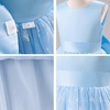 image:imageIDOPIP Butterfly Flower Girl VBack Bow Dress for Kid Wedding Pageant PartyBlue
