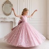 image:imageIDOPIP Butterfly Flower Girl VBack Bow Dress for Kid Wedding Pageant PartyDusty Pink