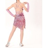 image:imageIDOPIP Kids Girls 1920s Flapper Dress Vintage Sequins Fringe Latin Dance Dress Gatsby Halloween Party Dress up with GlovesPink