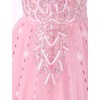 image:imageIDOPIP Girls Pink Sequin Bubble Tulle Dress for Princess Flower Girl GownPink