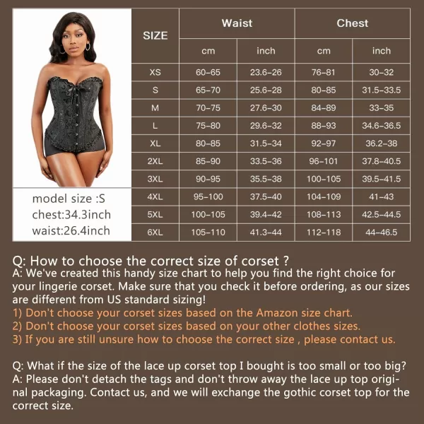 SZIVYSHI Corset Tops for Women Bustier Shapewear Lingerie Lace Waist Push Up BodysuitGreen
