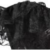 imageSZIVYSHI Corset Tops for Women with Sleeves  Bustier Overbust Lace Up Bodice Lingerie Shit  Size S