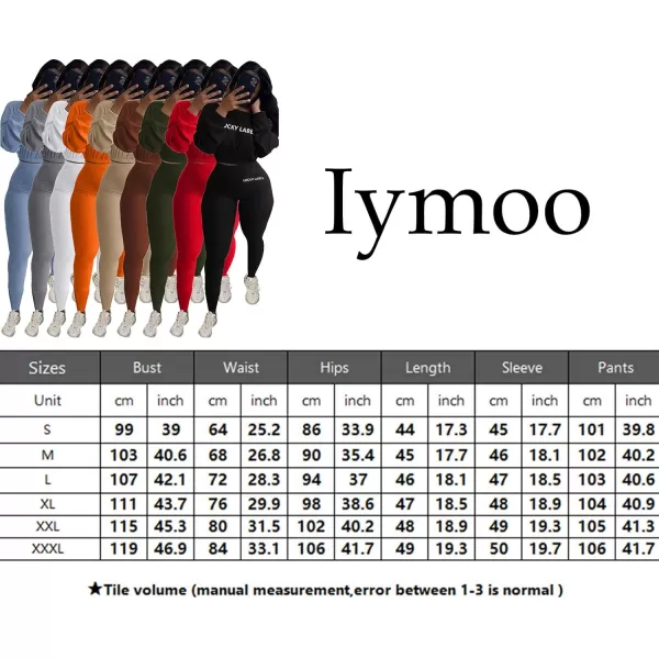 IyMoo Women 2 Piece Outfits Sweatsuit Set  Long Sleeve Ribbed Crop Top  Skinny Long Pants Tracksuit Jogger SetArmy Green Letter
