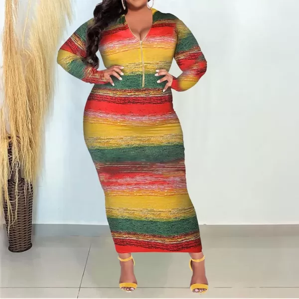 IyMoo Women Dress  V NeckMock Neck Reversible Belted Zip Bodycon Dress Club684 Yellow Green