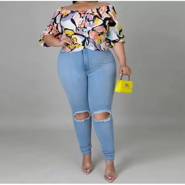 IyMoo Womens Plus Size Off Shoulder Tops Casual Loose Shirt Half Sleeve Irregular Tunics BlouseIyMoo Womens Plus Size Off Shoulder Tops Casual Loose Shirt Half Sleeve Irregular Tunics Blouse