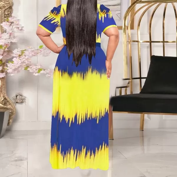 Plus Size High Low Tops for Women  Mesh See Through Puff Sleeve One Off Shoulder Asymmetrical Tunic Shirt Dresses219 Yellow Blue