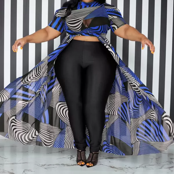 Plus Size High Low Tops for Women  Mesh See Through Puff Sleeve One Off Shoulder Asymmetrical Tunic Shirt Dresses359 Blue