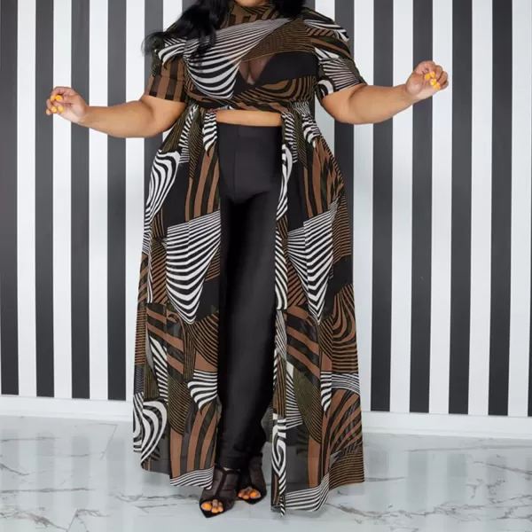 Plus Size High Low Tops for Women  Mesh See Through Puff Sleeve One Off Shoulder Asymmetrical Tunic Shirt Dresses359 Coffee