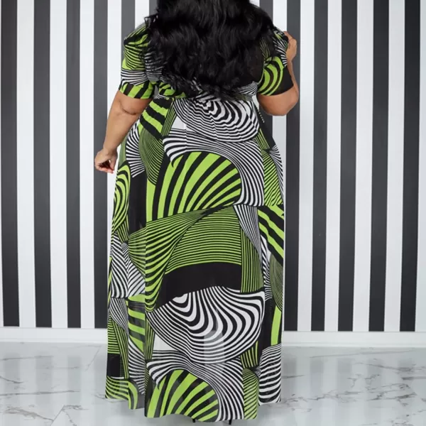 Plus Size High Low Tops for Women  Mesh See Through Puff Sleeve One Off Shoulder Asymmetrical Tunic Shirt Dresses359 Green