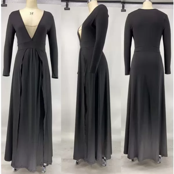 Womens Off Shoulder High Split Long Formal Party Maxi Dress Evening GownBlue2