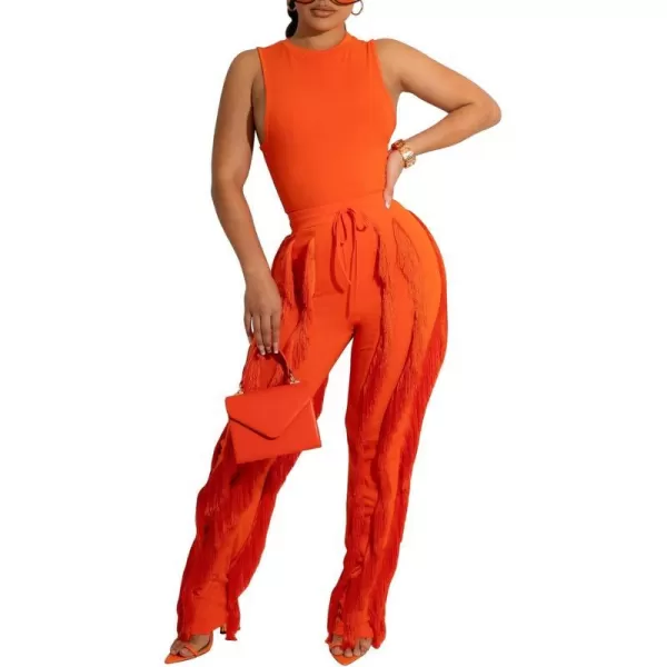 Sleeveless Orange