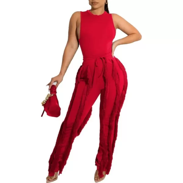 Sleeveless Red