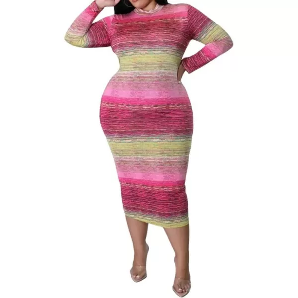 IyMoo Women Dress  V NeckMock Neck Reversible Belted Zip Bodycon Dress Club684 Pink
