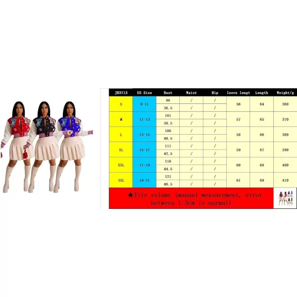 IyMoo Bomber Jackets for Women Long Sleeve Casual Button Down Cropped Baseball Jacket with Pockets Clubwear S2XLA2 Red