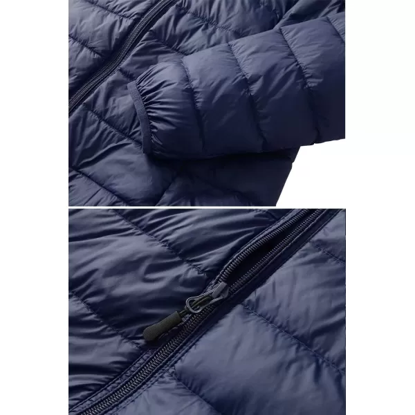 FANTURE Womens Packable Down Jacket Ultra Light Weight Short Puffer Coat with Travel Bag