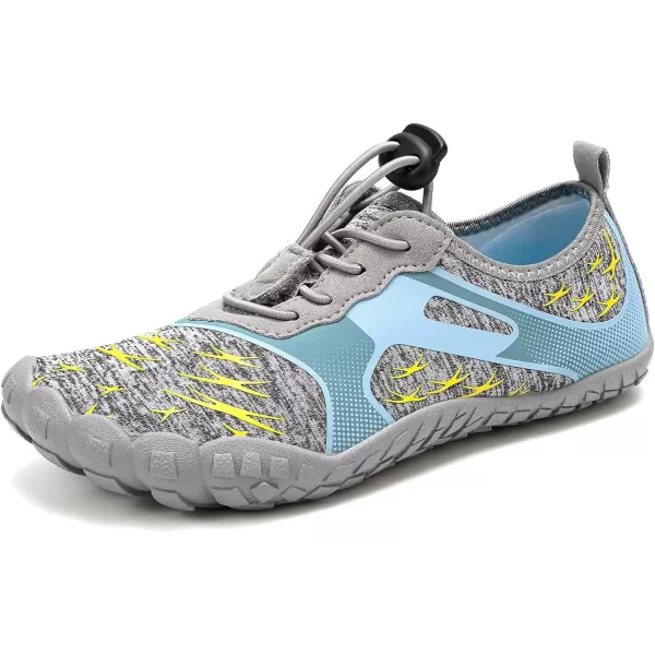 Boys amp Girls Water Shoes Lightweight Comfort Sole Easy Walking Athletic Slip on Aqua SockToddlerLittle KidBig Kid265grey