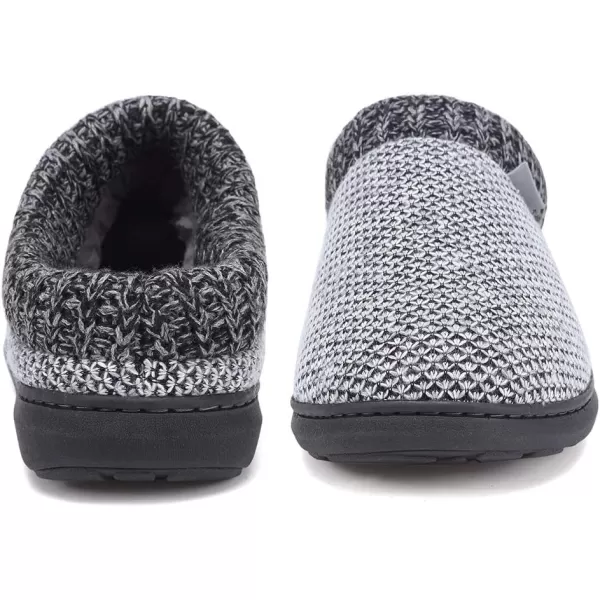 FANTURE Mens Memory Foam Slippers Cotton Knitted House Slippers Closed Toe NonSlip House Shoes Indoor amp OutdoorFANTURE Mens Memory Foam Slippers Cotton Knitted House Slippers Closed Toe NonSlip House Shoes Indoor amp Outdoor