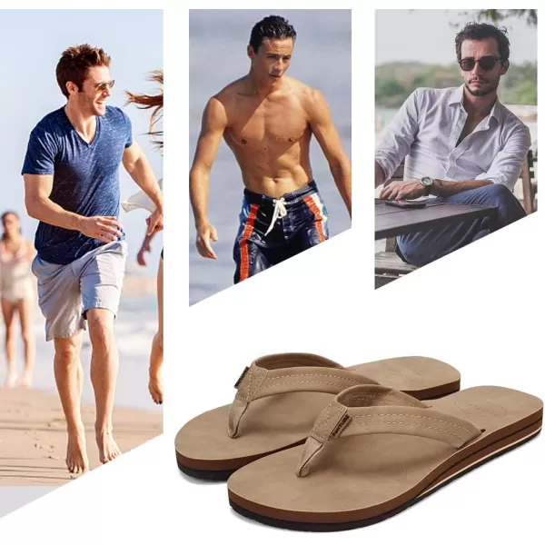 FANTURE Mens Sandals Arch Support Flip Flops with Wide Strap Orthotic Comfort Walk Thong Style Casual Slipper Indoor and OutdoorFANTURE Mens Sandals Arch Support Flip Flops with Wide Strap Orthotic Comfort Walk Thong Style Casual Slipper Indoor and Outdoor