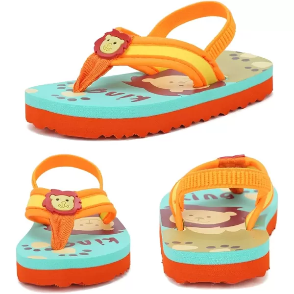 FANTURE Toddler Flip Flops Boys Girls Thong Sandals with Back Strap Kids Water Shoes for Beach and PoolFANTURE Toddler Flip Flops Boys Girls Thong Sandals with Back Strap Kids Water Shoes for Beach and Pool