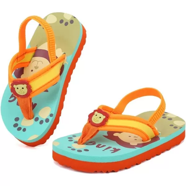 FANTURE Toddler Flip Flops Boys Girls Thong Sandals with Back Strap Kids Water Shoes for Beach and PoolFANTURE Toddler Flip Flops Boys Girls Thong Sandals with Back Strap Kids Water Shoes for Beach and Pool