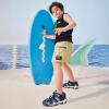 imageFANTURE Kids Athletic Sandals Closed Toe Lightweight Boys Girls Outdoor Summer Sports Shoes003black