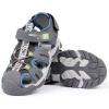 imageFANTURE Kids Athletic Sandals Closed Toe Lightweight Boys Girls Outdoor Summer Sports Shoes003grey