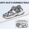 imageFANTURE Kids Athletic Sandals Closed Toe Lightweight Boys Girls Outdoor Summer Sports Shoes004camogrey