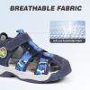 imageFANTURE Kids Athletic Sandals Closed Toe Lightweight Boys Girls Outdoor Summer Sports Shoes004navyblue