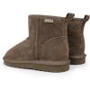 imageFANTURE Kids Snow Boots Boys Girls Winter Boots Cow Suede Warm Faux Fur Lined Durable ShoesLittle KidBig Kid902darktan
