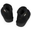 imageFANTURE Kids Snow Boots Boys Girls Winter Boots Cow Suede Warm Faux Fur Lined Durable ShoesLittle KidBig Kid912lblack