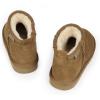 imageFANTURE Kids Snow Boots Boys Girls Winter Boots Cow Suede Warm Faux Fur Lined Durable ShoesLittle KidBig Kid912lchestnut