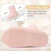 imageFANTURE Toddler Snow Boots for Girls Boys Winter Warm Fur Lined Kids Non Slip Outdoor Shoes ToddlerLittle Kid020bpink