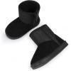 imageFANTURE Toddler Snow Boots for Girls Boys Winter Warm Fur Lined Kids Non Slip Outdoor Shoes ToddlerLittle Kid020gblack