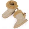 imageFANTURE Toddler Snow Boots for Girls Boys Winter Warm Fur Lined Kids Non Slip Outdoor Shoes ToddlerLittle Kid021btgold