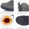 imageFANTURE Womens Waterproof MidCalf Snow Boot  Winter Thinsulate Insulation Warm Fur Lined  AntiSlip ampamp Lace Up Closure Cold Weather Boots U420WGLBY20240712Olive