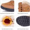 imageFANTURE Womens Waterproof MidCalf Snow Boot  Winter Thinsulate Insulation Warm Fur Lined  AntiSlip ampamp Lace Up Closure Cold Weather Boots U420WGLBY20240712Dcamel