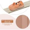 imageToddler Kids House Shoes Slippers with Memory Foam Fuzzy and Warm Cozy Comfort Fleece Clog Slip On Sole Protection for Boys Girls Indoor OutdoorChestnut