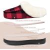 imageToddler Kids House Shoes Slippers with Memory Foam Fuzzy and Warm Cozy Comfort Fleece Clog Slip On Sole Protection for Boys Girls Indoor OutdoorRedgz