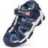 imageFANTURE Kids Athletic Sandals Closed Toe Lightweight Boys Girls Outdoor Summer Sports Shoes003navy