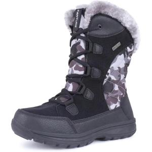 imageFANTURE Womens Waterproof MidCalf Snow Boot  Winter Thinsulate Insulation Warm Fur Lined  AntiSlip ampamp Lace Up Closure Cold Weather Boots U420WGLBY20240712Black Camo