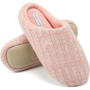 imageFANTURE nisex Mens Womens Memory Foam Slippers Comfort CottonBlend Closed Toe House Shoes Indoor ScuffU419WMT02920240606Pink