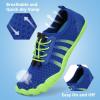 imageBoys ampamp Girls Water Shoes Lightweight Comfort Sole Easy Walking Athletic Slip on Aqua SockToddlerLittle KidBig Kid04bluegreen