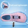 imageBoys ampamp Girls Water Shoes Lightweight Comfort Sole Easy Walking Athletic Slip on Aqua SockToddlerLittle KidBig Kid04bluepink